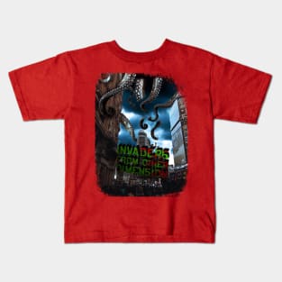 Invaders from other dimension Kids T-Shirt